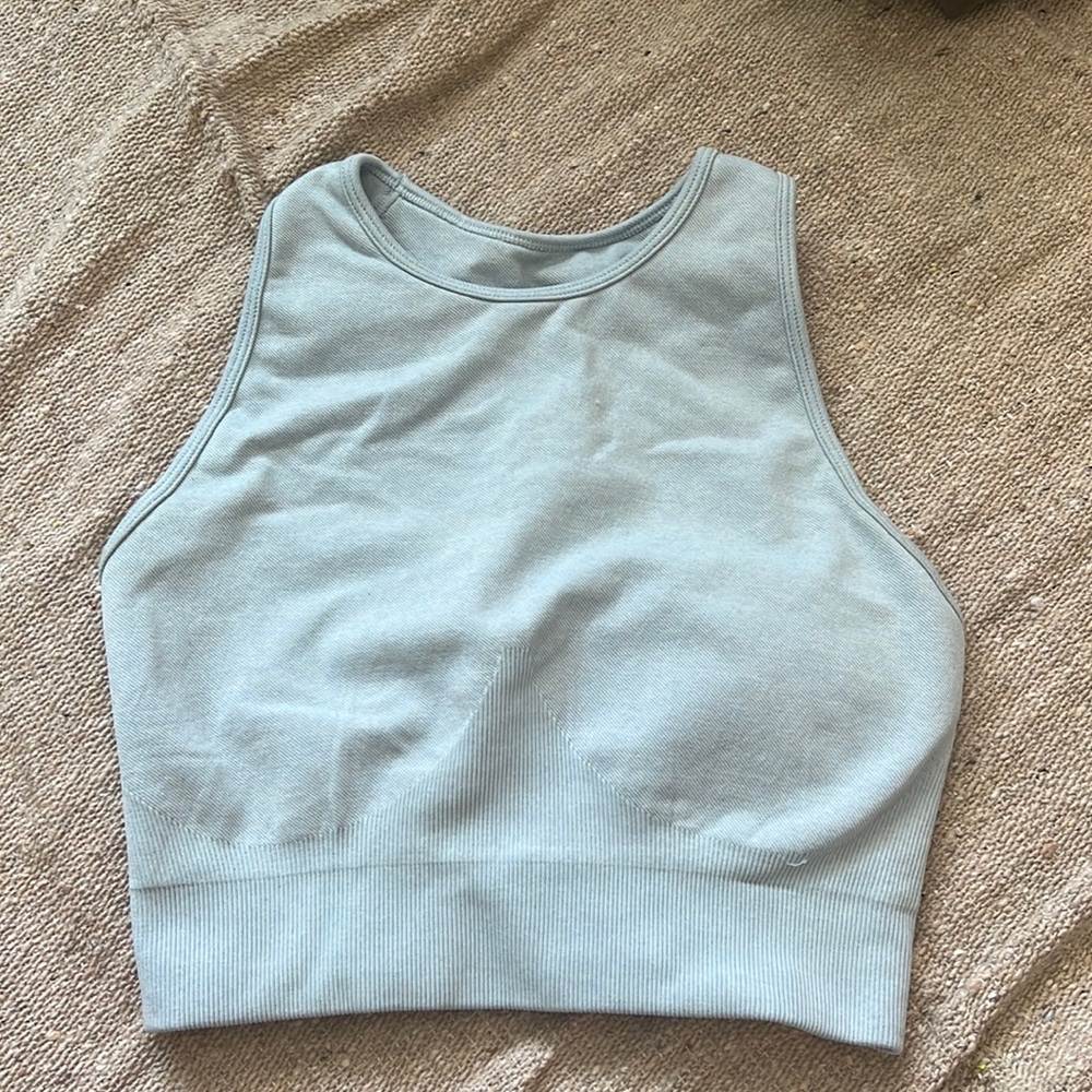 Bo + Tee Baby Blue Top